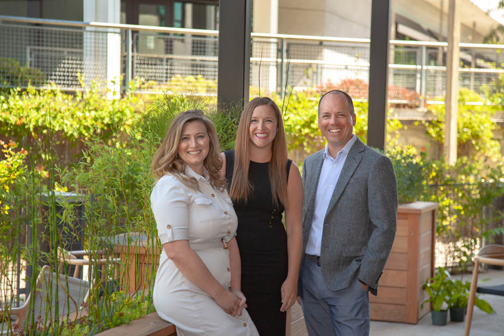 Abby Davis, from left, Amber Riddle and Brett Roubal comprise a portion of the leadership at Little Sunshine’s Enterprises Inc.